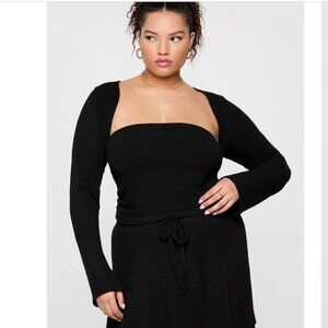 Yitty Breezy Knit Bell Sleeve Shrug Size XXL/1X